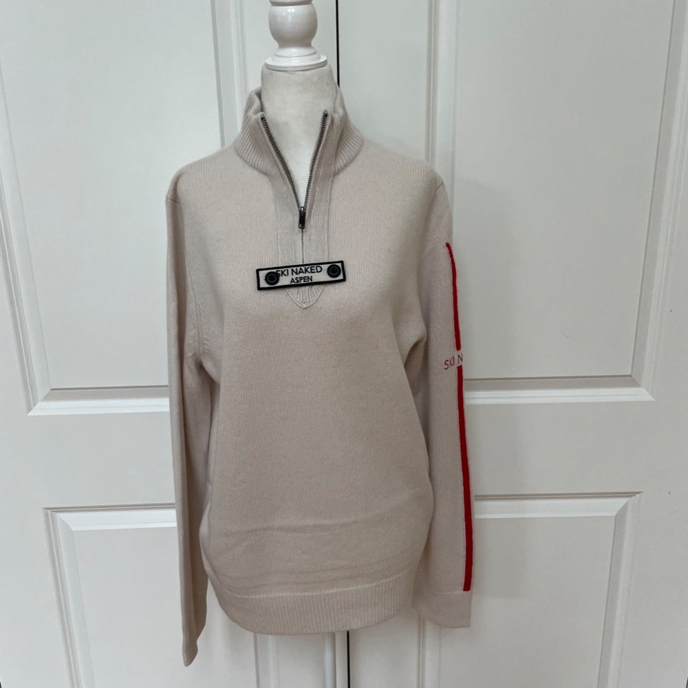 Unisex Half-zip Cashmere Pullover from NakedCashmere - Picture 2 of 7